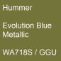 Preview: Hummer, Evolution Blue Metallic, WA718S / GGU.